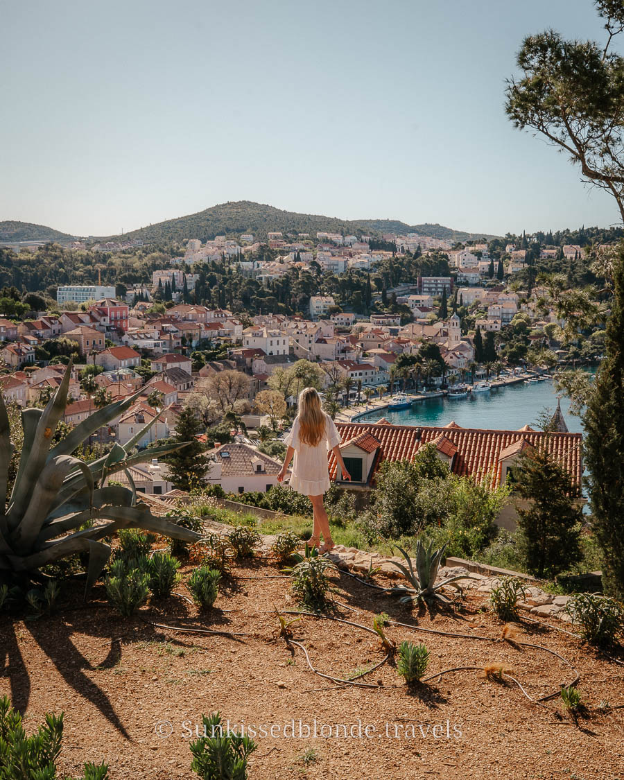 Laura Standing at Račić Family Mausoleum