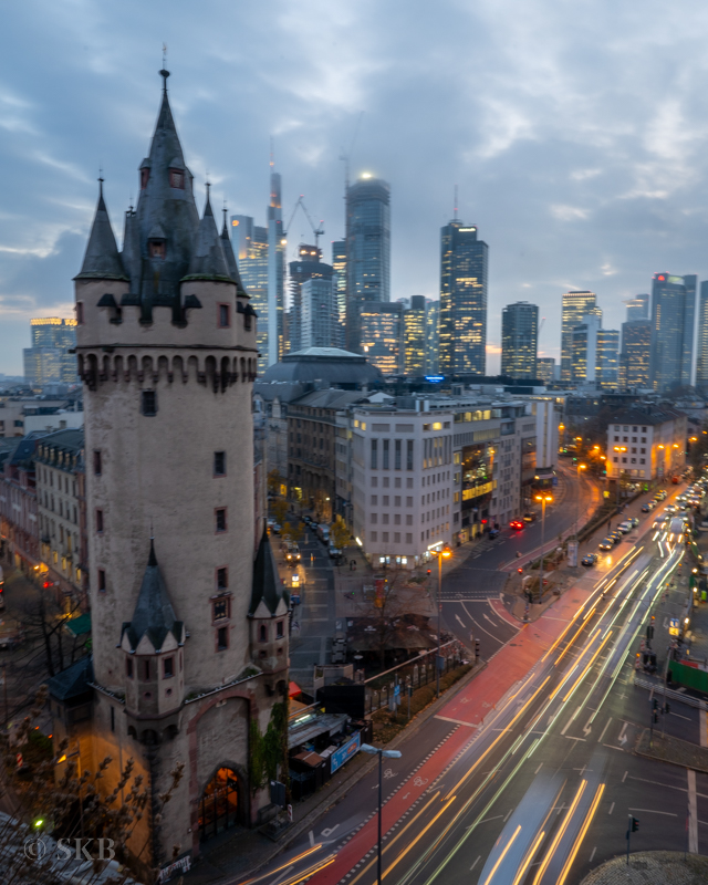 View from Fleming’s Selection Hotel in Frankfurt